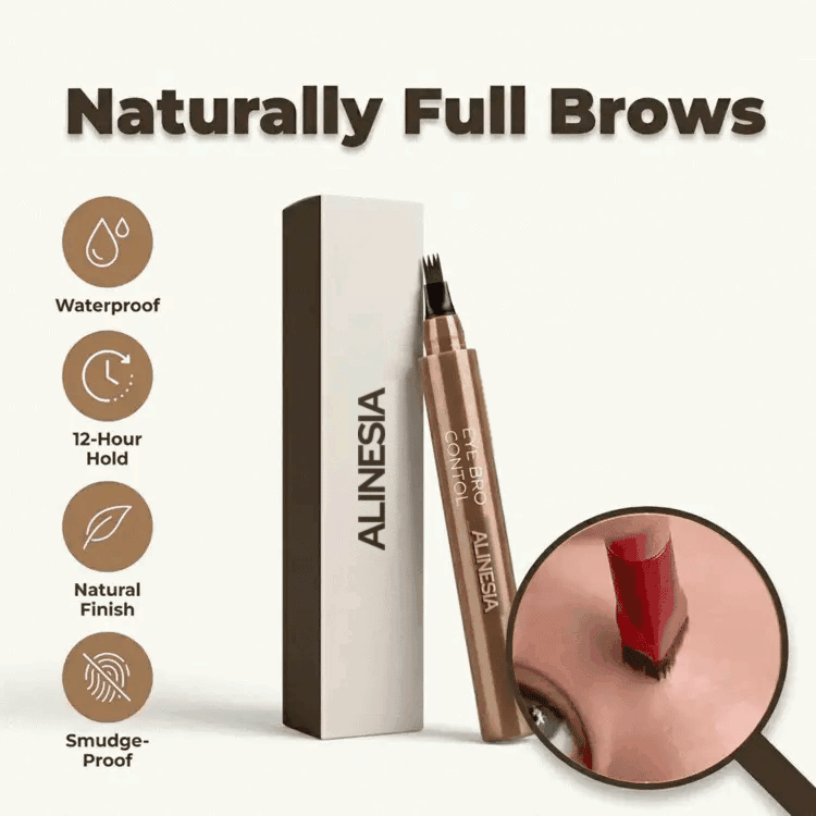 Caneta de Sobrancelhas Microblading Resistente à Água - Tons Naturais