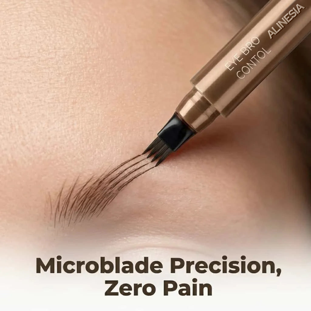Caneta de Sobrancelhas Microblading Resistente à Água - Tons Naturais — foto 4