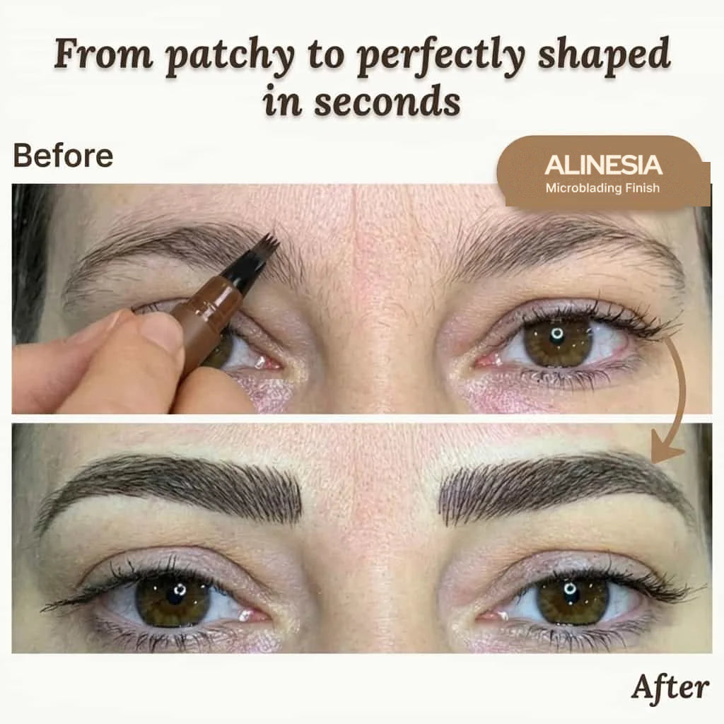 Caneta de Sobrancelhas Microblading Resistente à Água - Tons Naturais — foto 8