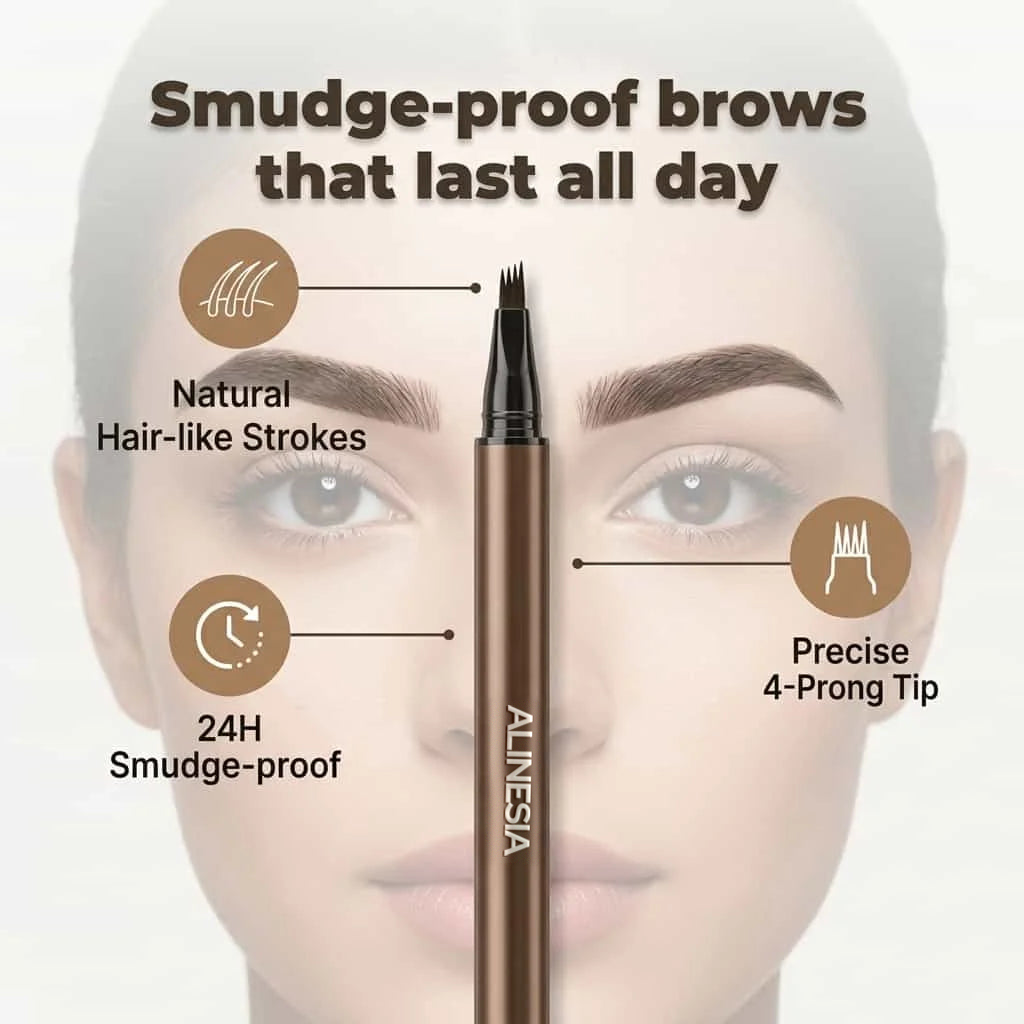 Caneta de Sobrancelhas Microblading Resistente à Água - Tons Naturais — foto 9